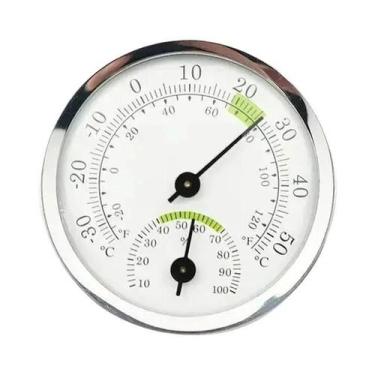 Imagem de Termômetro E Higrômetro Eletrônico Mini Para Uso Interno Sensor De Tem