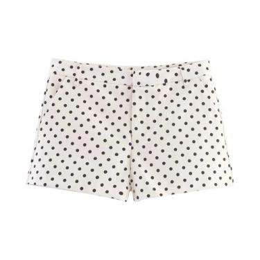 Imagem de Conjunto Feminino Casual De Outono Com Jaqueta E Shorts De Poá Em Teci