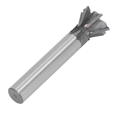 Imagem de YWBL-WH 30mm, Cortador de Cauda de Andorinha de Carboneto de 60 Graus 6 Flautas Fresa de Haste Reta Universal, Remoção Eficiente de Cavacos, Longa Vida útil, Adequado para Aço Inoxidável, Aço Carbono,