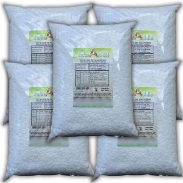 Imagem de Fertilizante Nitrato De Magnésio 25kg Adubo Ferti Hidroponia - AGROADU