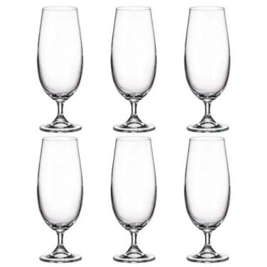 Imagem de Jogo de 6 Taças Gastro para Cerveja em Cristal Cristalino 380ml - Bohe
