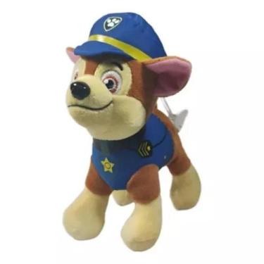 Imagem de Boneco De Pelucia Patrulha Canina Chase antialergico 25 cm musical