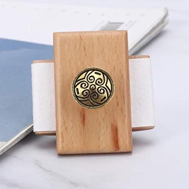 Imagem de Zerodis Ferramenta de Absorção de Tinta de Carimbo de Madeira, Secagem Rápida para Escritório, Estudante, Caligrafia, Materiais de Escrita, Carimbo de Borracha (Cor Madeira)