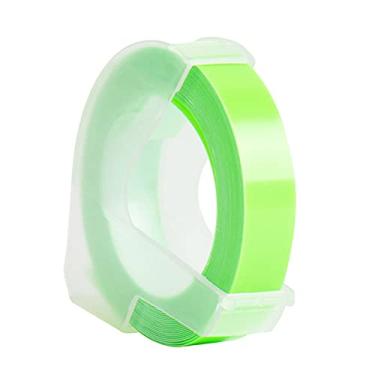 Imagem de Rolo de Fita Etiqueta com Embossamento Plástico 3D para Gravador Etiquetas 12965 1610 0 35 Polegada 9 8 Pés
