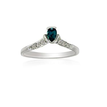 Imagem de Designed by Ellen Anel de Alexandrita Anel de Diamante Alexandrita com Mudança de Cor Natural em Ouro 14k, pedra preciosa, Alexandrita