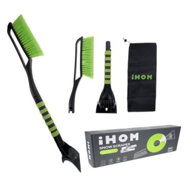 Imagem de SE Raspador de gelo multifuncional destacável de 68 cm e escova com alça acolchoada e bolsa de transporte - 3011SSC