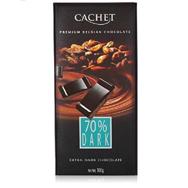 Imagem de Chocolate Belga Cachet 70% 100g - Embalagem pode variar