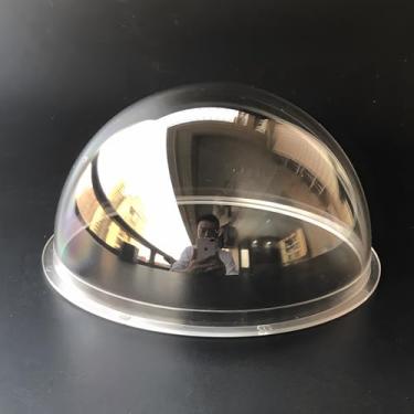 Imagem de UQISOVI Capa de cúpula de lente óptica transparente acrílica de 4,5 polegadas, caixa de câmera de segurança para proteção de lente de câmera CCTV, janela de claraboia, capa de comida, exibição de
