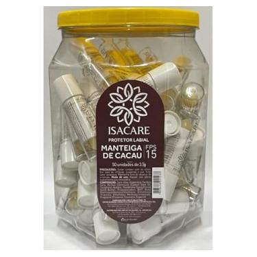 Imagem de Isacare Manteiga de Cacau Batom FPS 15 – 3,5g | Hidratação e Proteção Solar para os Lábios | Com Óleo de Rícino