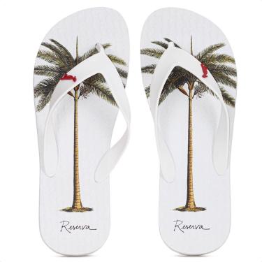 Imagem de Chinelo Reserva Palmeira Branco - Masculino-Masculino