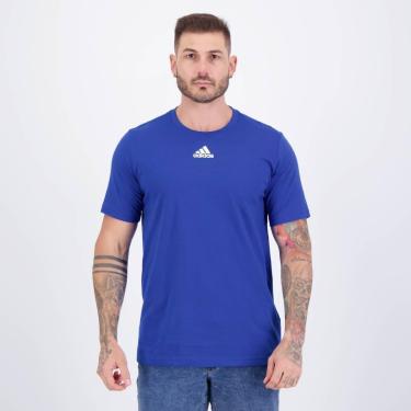 Imagem de Camiseta Adidas Small Logo Azul-Masculino