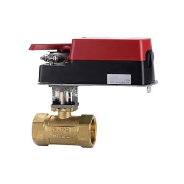 Imagem de Válvula de controle motorizada 2 vias 3 vias válvula de esfera elétrica proporcional para 24V DN25-DN40 (DN25 bidirecional)