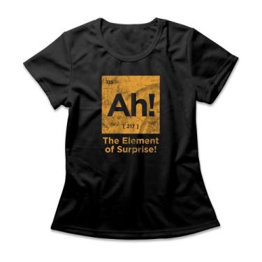 Imagem de Camiseta Feminina Element Of Surprise, G, Preto