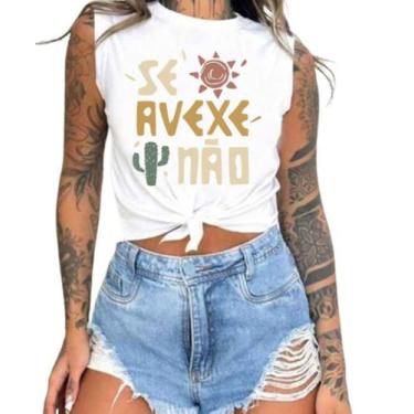 Imagem de Cropped T-Shirts Feminino Estampado Várias Estampas 84 - megan basic, 