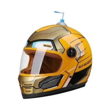 Imagem de Capacete Infantil De Motocicleta Com Visor Longo Kdis Spider Certifica