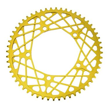 Imagem de aqxreight Roda Dentada de Bicicleta 56T, Liga de Alumínio, Leve, Resistente Ao Desgaste, Placa de Manivela para Substituição, Calça de Placa Preta Com Segurança, ANODO, Pode-se Garantir Qual Coroa