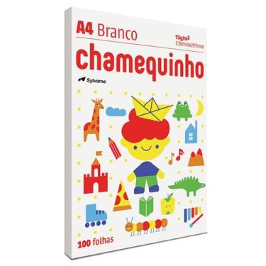 Imagem de Papel Chamequinho A4 Chamex Sulfite Branco - Escolha entre 75g, 120g o