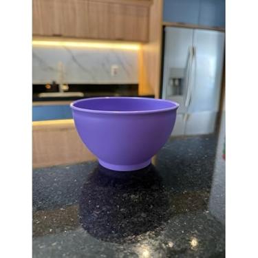 Imagem de Kit Potes 800ml + Tigelas Cumbucas Bowls Plástico - Ideal para Açaí, Sorvete, Doce e Salgado, Prático para Casa e Eventos, Versátil e Durável (Lilás,20)