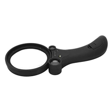 Imagem de Hyuduo Lupa Multiuso Th600600b, Lupa de Leitura Portátil de Alta Definição Com Luz Uv Led para Leitura, Observação e Artesanato