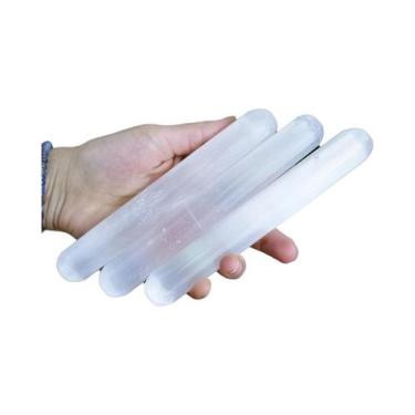 Imagem de Varinha De Selenita Natural Do Marrocos: Cristal De Alta Energia Para 