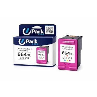 Imagem de Cartucho de Tinta Compatível 664XL Park Ecom, Alto Rendimento, Impressão de Qualidade, Compatível com DeskJet e Ink Advantage (Color)
