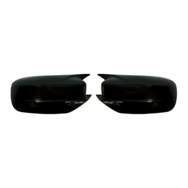 Imagem de Capa De Espelho Lateral Do Carro Padrão De Fibra De Carbono Capa De Espelho Retrovisor Compatível Com Dodge/Chrysler Carregador SRT300 2011-2022(Gloss Black)