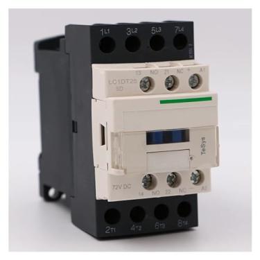 Imagem de LC1DT25SD Contator eletromagnético CC 4P 4NO LC1-DT25SD 25A 72V DC Bobina