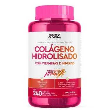 Imagem de Colágeno/Colágeno Hidrolisado - Vitaminas e Minerais - MULHERES ATIVAS