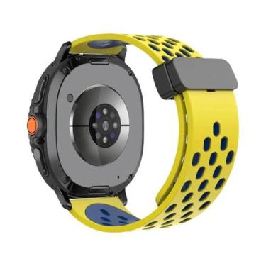 Imagem de Pulseira De Silicone Com Fivela Magnética D De 46mm 44mm 40mm Para Sam