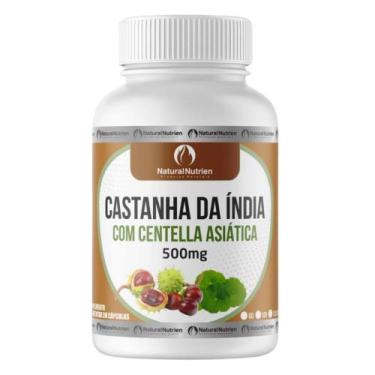 Imagem de Castanha da Índia com Centella Asiática 100 Cápsulas 500mg - Natural N