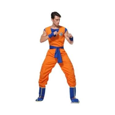 Imagem de Fantasia De Cosplay De Goku Laranja Para Adultos, Halloween, Anime Jap