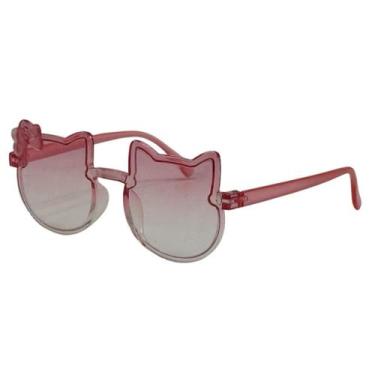 Imagem de Óculos De Sol Criança Menina Infantil Kids Retro Uv400 - Flash, Rosa r