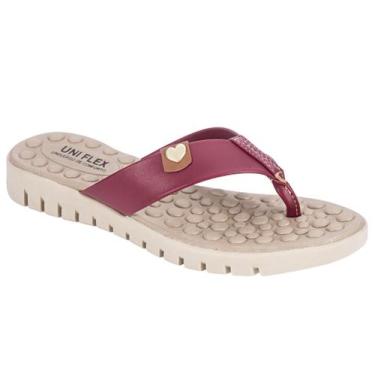 Imagem de Sandalia Feminina Ortopédica Chinelo Confortável Massageador Para Espo