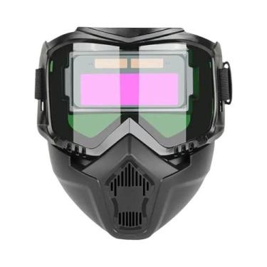 Imagem de Capacete De Soldagem Com Escurecimento Automático, Protetor Facial Res