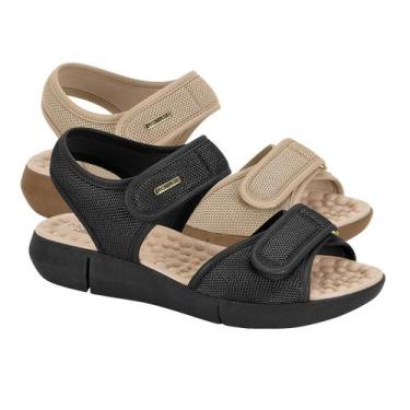 Imagem de Sandália Papete Ultraconforto Feminina Modare, Preto, Preto, 36