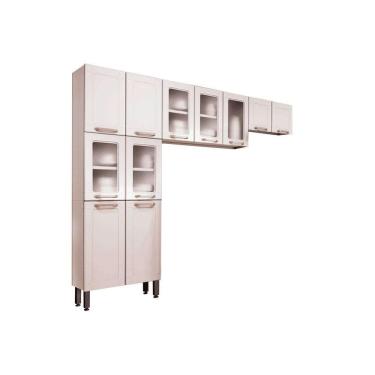 Imagem de Cozinha Modulada Bertolini 3 Peças Aço Colors CPT81 Branco