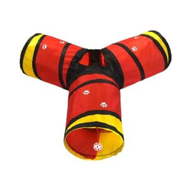 Imagem de Túnel Dobrável E Respirável Para Gatos, Brinquedo De Brincadeira Inter