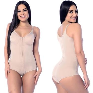 Imagem de Cinta Modeladora Feminina Pós Cirúrgico Abdominoplastia Próteses Mama 