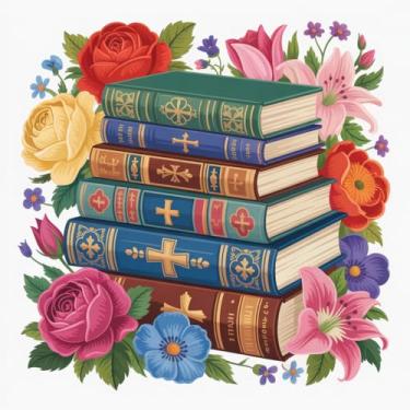 Imagem de Lindo livro flor enfeite para pendurar carro, pingente de espelho retrovisor de carro plano 2D, acessórios de pingente interior automotivo para janela, mochila, chaveiro, árvore de Natal, presente, 8