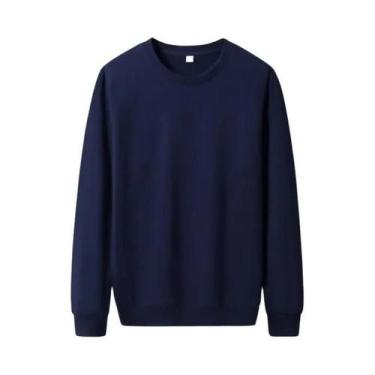 Imagem de Moletom Masculino De Cor Sólida Com Capuz Casual Para Inverno E Outono