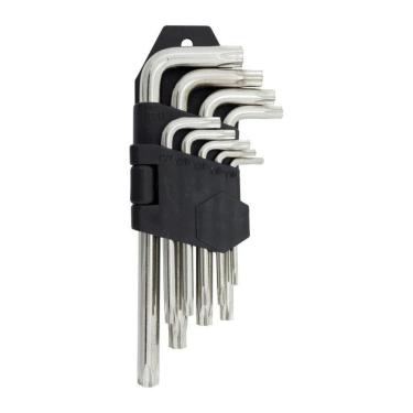 Imagem de Jogo De Chaves Torx Curta Western Com 9 Pecas