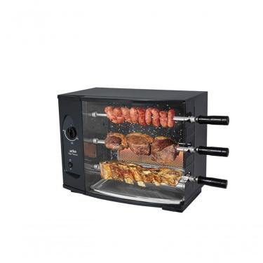Imagem de Churrasqueira Rotativa 3 Espetos 56 Cm Acendimento Automático A Gás Glp Aço Vitta Premium - Arke