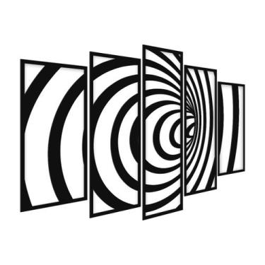 Imagem de Quadro alto relevo mosaico 32x55cm decorativo mdf - Decoraset