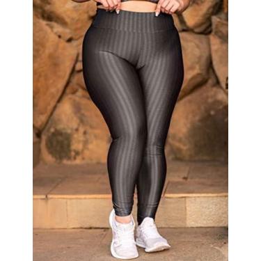 Imagem de Calça Legging Feminina 3d Plus Size Academia Leg Modeladora - c malhas