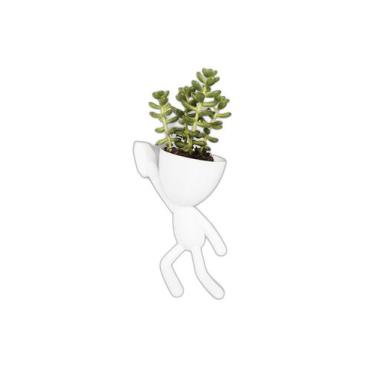 Imagem de Vasinho Para Decoração de Parede P - Bob Pendurado - Galanta, Branco