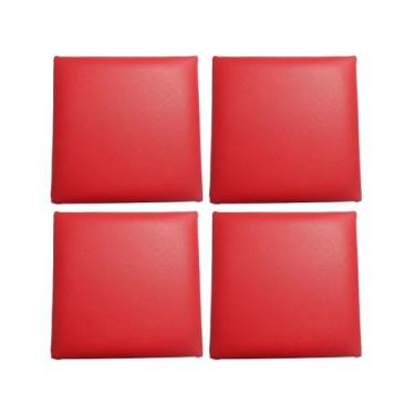 Imagem de Assentos De Banqueta 30 CM KIT COM 4 Cor:Vermelho - Loja Béle, Vermelh