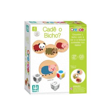 Imagem de Brinquedo Educativo Crescer Cade O Bicho Da Nig Brinquedos