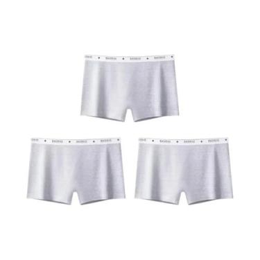 Imagem de Shorts Boxer Esportivos Femininos plus Size Sem Costura Para Verão - o