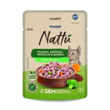 Imagem de Sachê PremieR Nattú Para Gatos Filhotes Frango, Abobora 70G