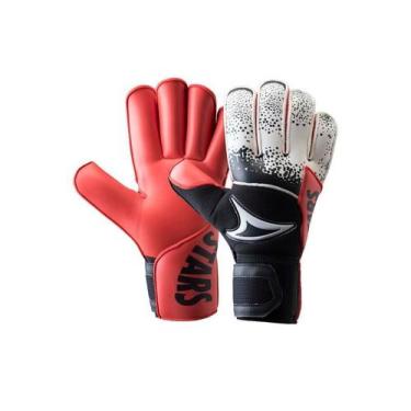 Imagem de Luva de goleiro three stars fox vermelha, M